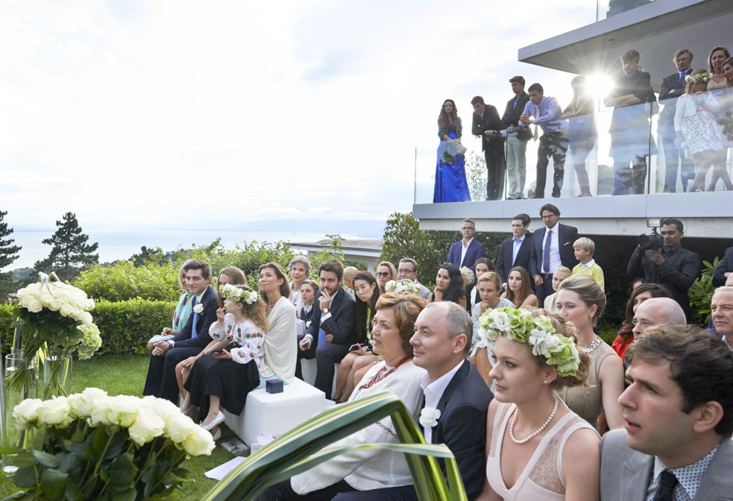 Image des invités à un mariage à Genève